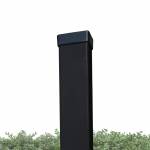 Plotový sloupek, obdélníkový profil 60x40 mm, tloušťka stěn 1.25 mm, pozinkovaný - černý