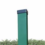 Plotový sloupek, obdélníkový profil 60x40 mm, tloušťka stěn 1.25 mm, pozinkovaný - zelený